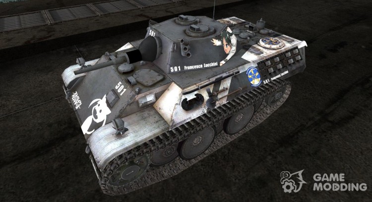 Anime skin for the VK1602 Leopard for World Of Tanks