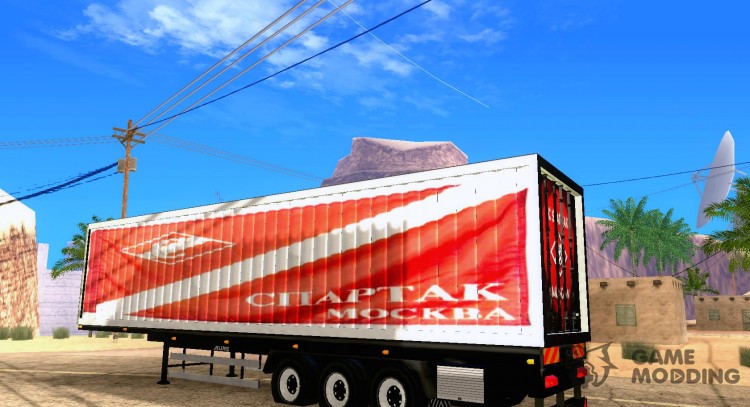 Semi-trailer Fc Spartak for GTA San Andreas