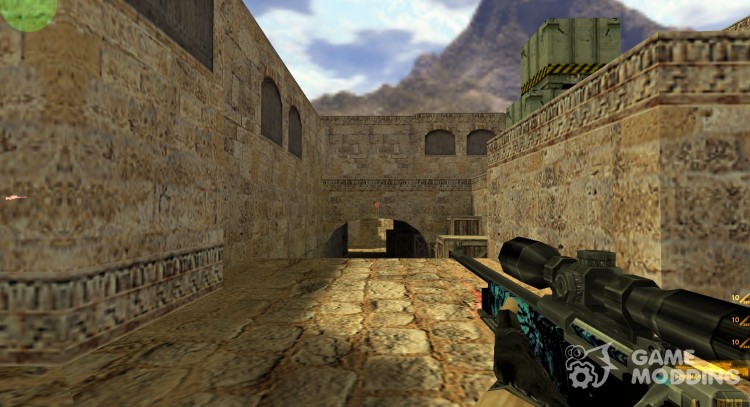 Razor AWP With RedDot And Laser for Counter Strike 1.6