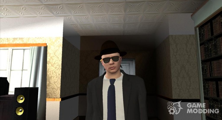 El hombre en el sombrero de GTA Online para GTA San Andreas