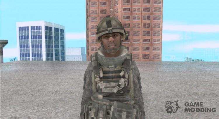 A soldier from CODMW 2 skin for GTA San Andreas