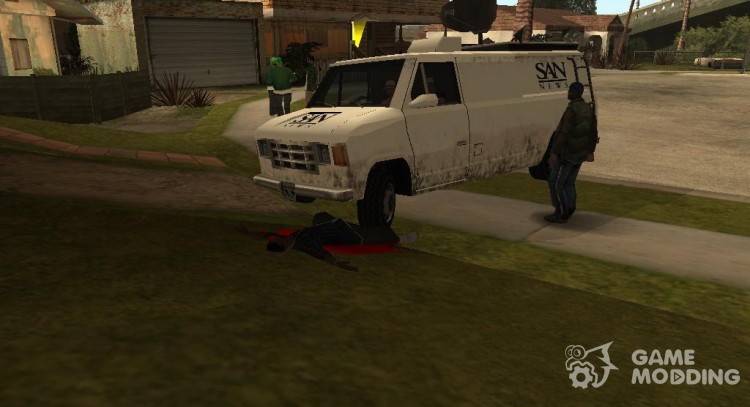 Newsvan mod or the possibility of a beta version of the game for GTA San Andreas