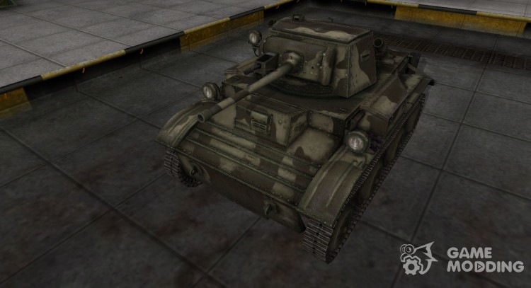 Пустынный скин для MkVII Tetrarch для World Of Tanks