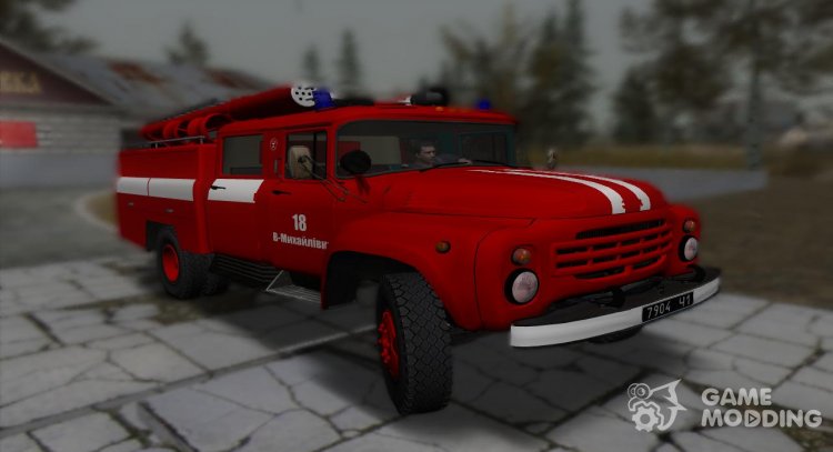 Пожарный ЗиЛ-130 АЦ-40 63 Б Великомихайловка для GTA San Andreas