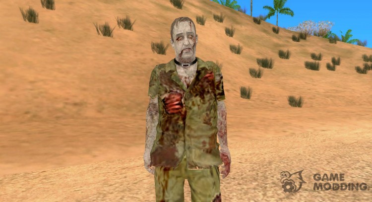 Zombie father Steve from Resident evil-The darkside chronicles for GTA San Andreas