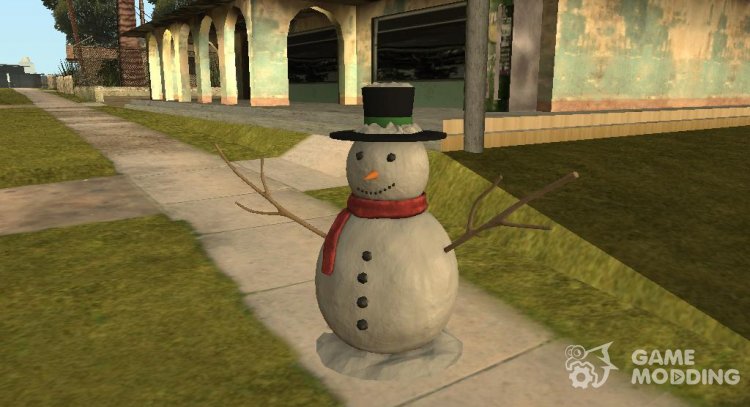 Snowmen in Los Santos для GTA San Andreas