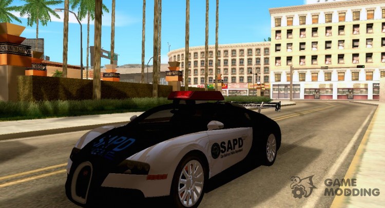 Vugatti Veyron (cop version) for GTA San Andreas