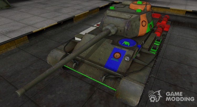 High-quality skin for t-44 for World Of Tanks