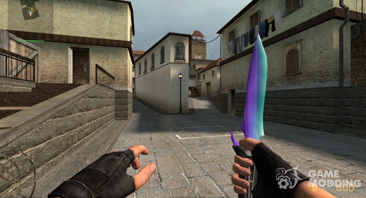 Arco iris el cuchillo del asesino para Counter-Strike Source