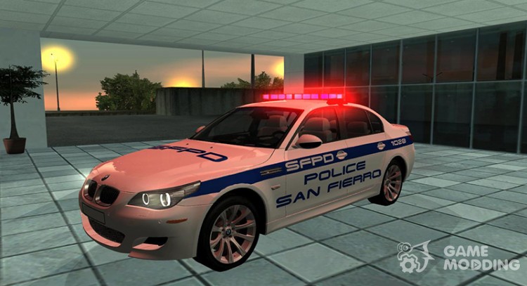 BMW M5 E60 Police SF for GTA San Andreas