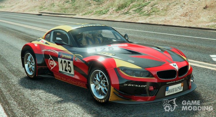BMW Z4 GT3 v2.1 for GTA 5