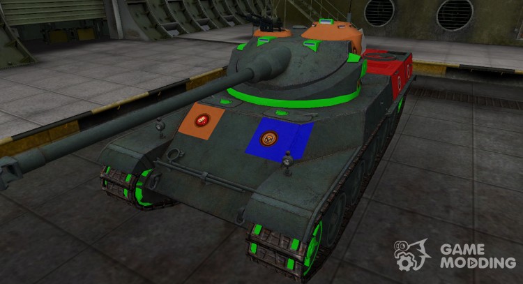 High-quality skin for AMX 50100 for World Of Tanks