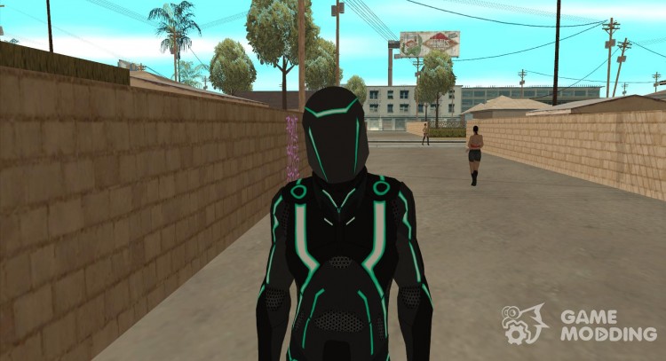 A character from the game Tron: Evolution for GTA San Andreas