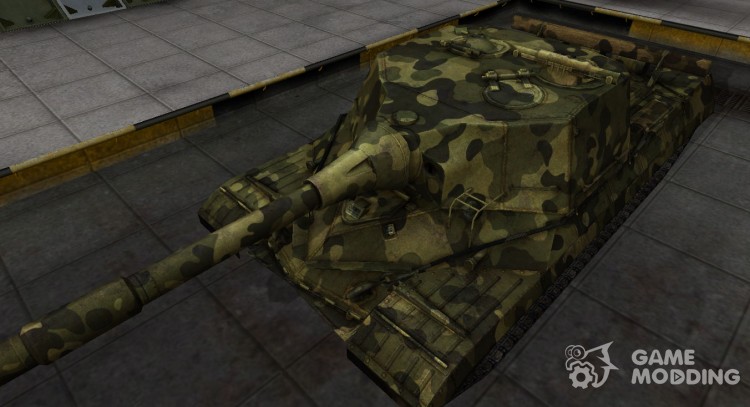 El skin para el Objeto 268 con el camuflaje para World Of Tanks