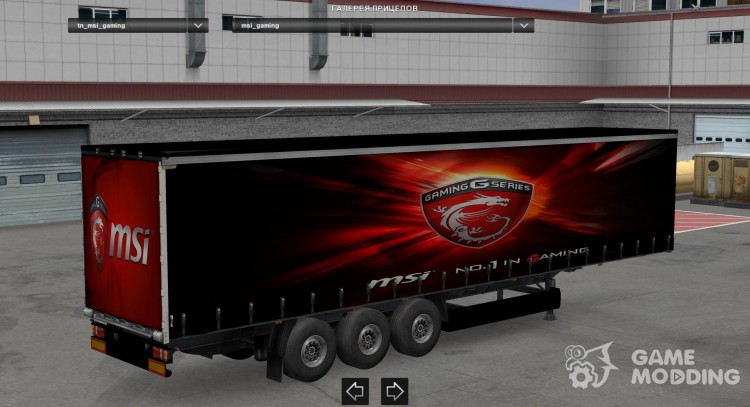 Msi Trailer para Euro Truck Simulator 2