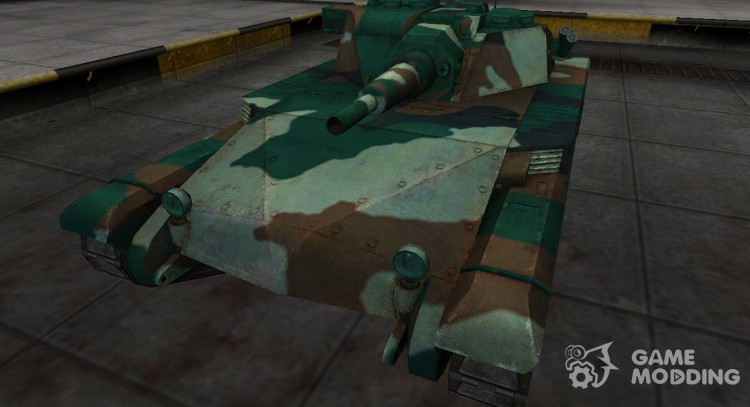 Французкий синеватый скин для ELC AMX для World Of Tanks