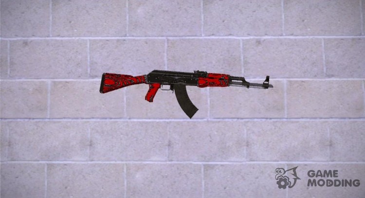 AK47 CSGO Laminate Red for GTA San Andreas