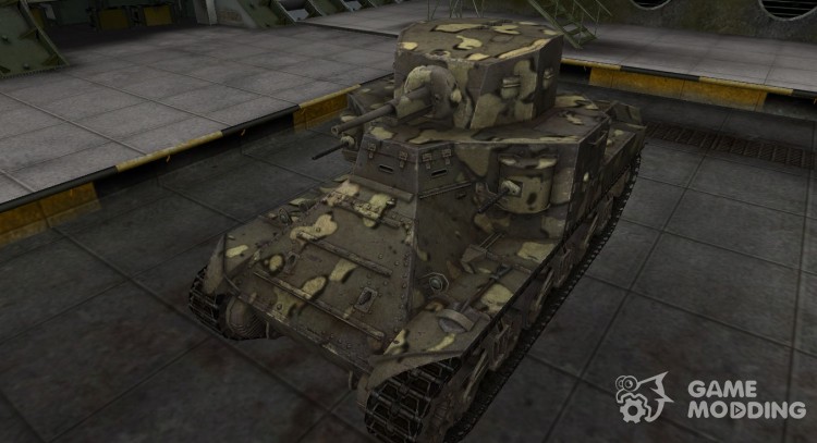 Простой скин M2 Medium Tank для World Of Tanks
