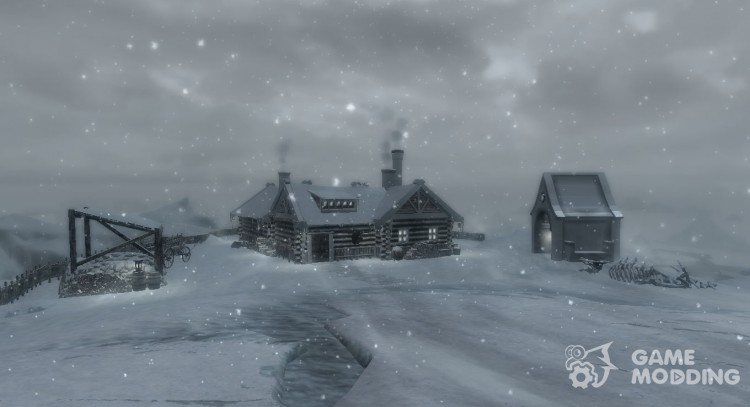 La nieve de la casa para TES V: Skyrim