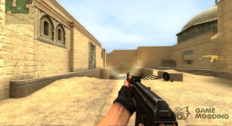 Default AK47 on ImBrokeRu's anims for Counter-Strike Source