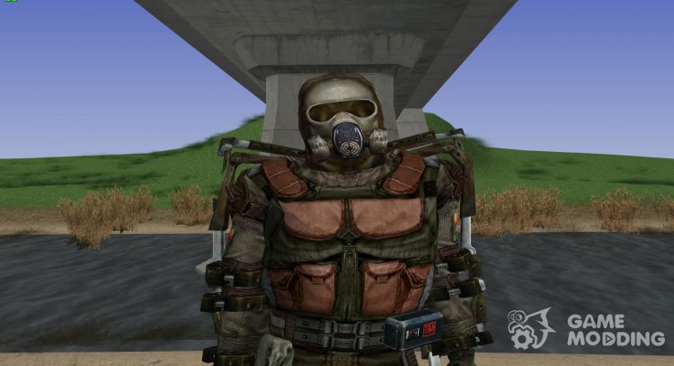 A member of the group Phoenix in a lightweight exoskeleton of S. T. A. L. K. E. R V. 1 for GTA San Andreas