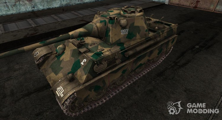 Skin for Panther II for World Of Tanks