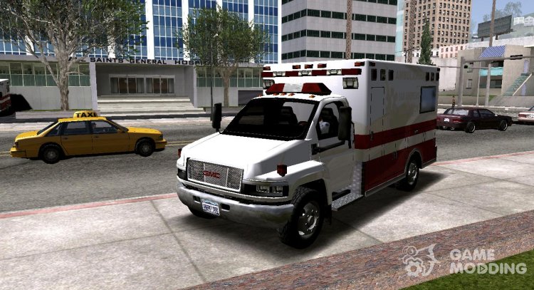 GMC C5500 Topkick '08 Ambulance for GTA San Andreas