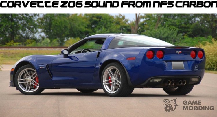 Corvette Z06 Sound from NFS Carbon para GTA San Andreas