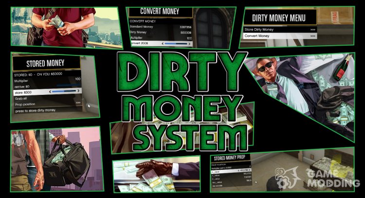 Dirty Money System 0.4.6 for GTA 5