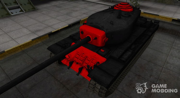 Black and red zone, breaking through T30 for World Of Tanks