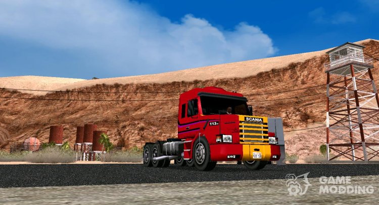 Scania 113H e 112H v2 (VehFuncs) для GTA San Andreas