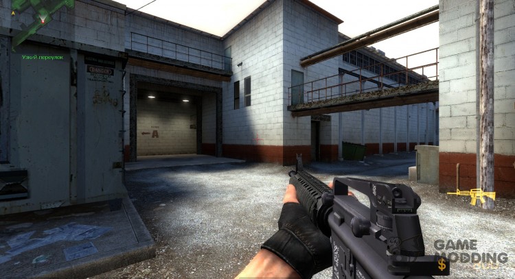 M16 A4 W/ mullets v2 anims for Counter-Strike Source