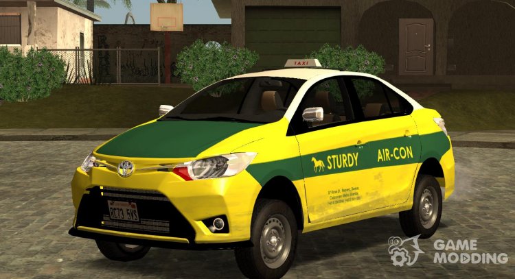 Toyota Vios Resistente Taxi Filipinas para GTA San Andreas