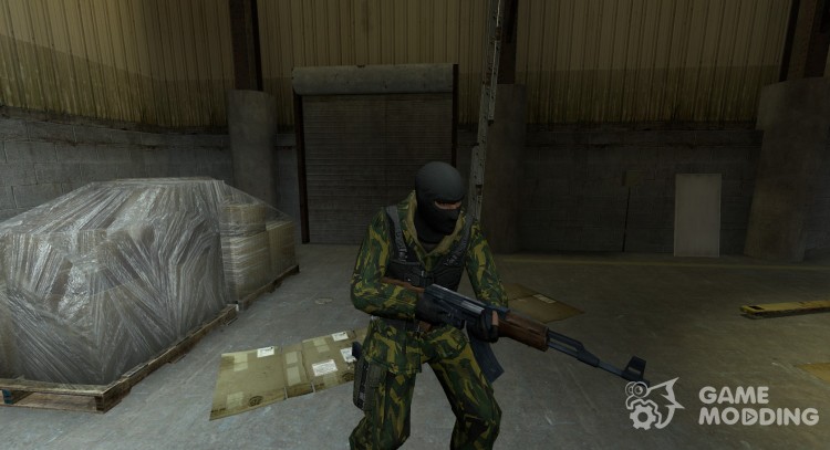 Российский лесной камуфляж террорист для Counter-Strike Source