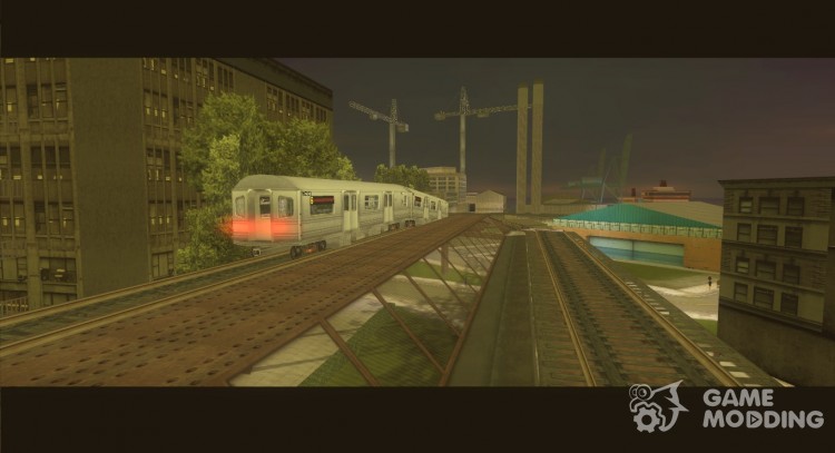 New train from the game True Crime-New York City for GTA 3
