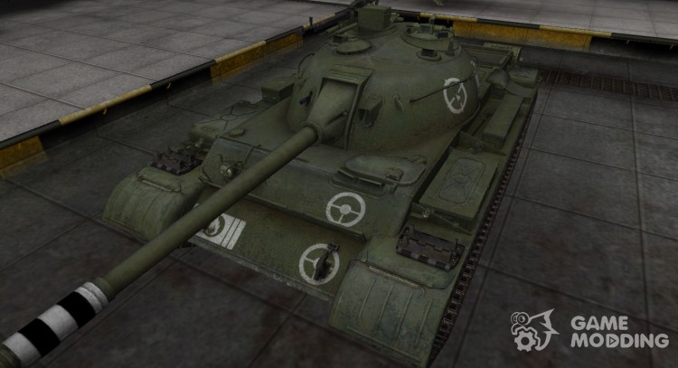Зоны пробития контурные для Type 62 для World Of Tanks