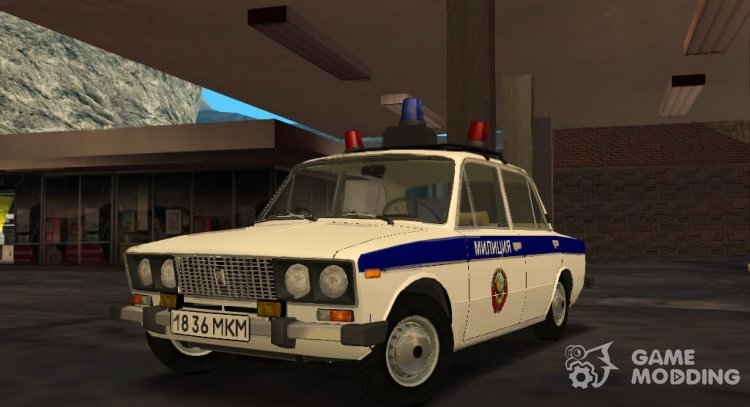 Vaz-2106 la Policía para GTA San Andreas