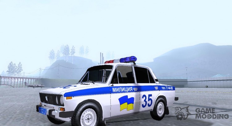 ВАЗ 2106 Полиция для GTA San Andreas