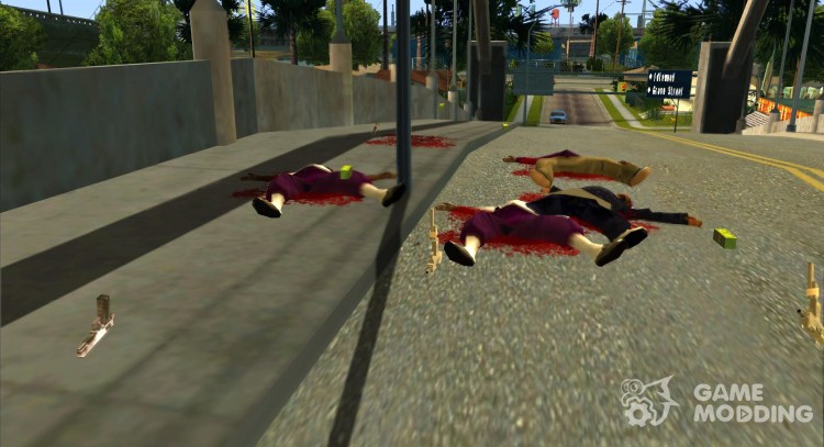 Real Weapons Drop Mod beta для GTA San Andreas