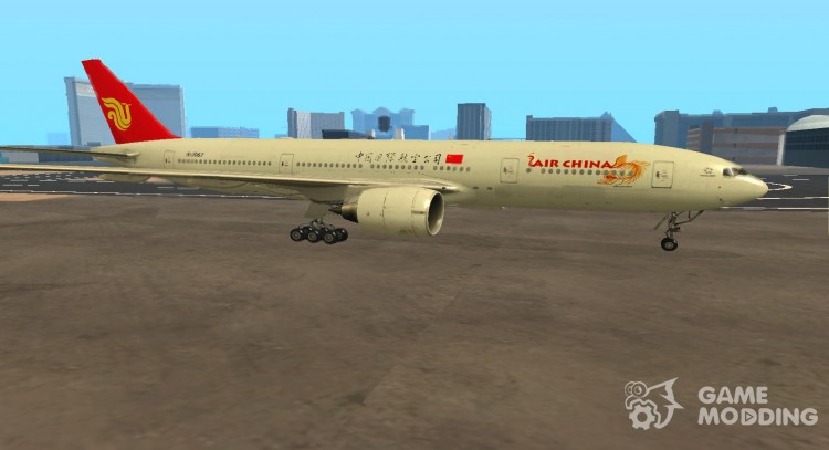 Boeing 777-200ER Air China new livery для GTA San Andreas