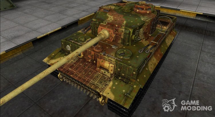The skin for the Panzer VI Tiger (Russia, 1944) for World Of Tanks