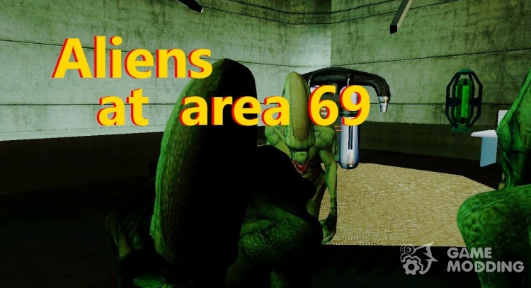 Инопланетяне на Зоне 69 для GTA San Andreas