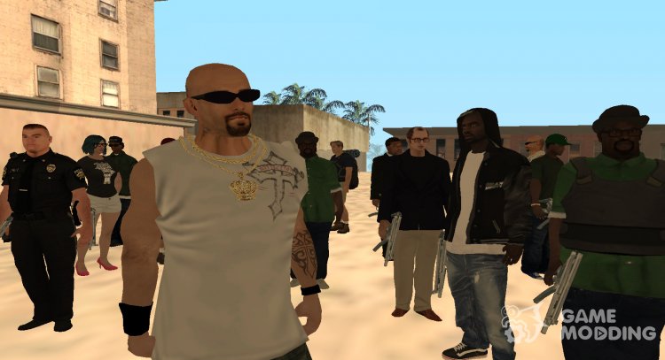 Large pack of quality characters V. 2 для GTA San Andreas