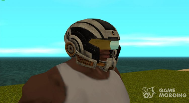 Cerberus Helmet from Mass Effect for GTA San Andreas