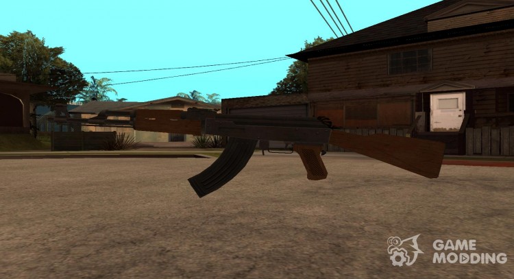 Новый AK47 для GTA San Andreas