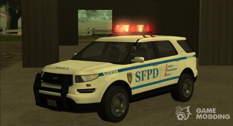 GTA V Vapid Scout SFPD (EML) para GTA San Andreas