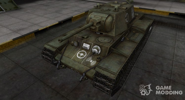 Зоны пробития контурные для КВ-1 для World Of Tanks