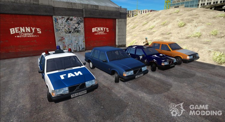 Pack of Volvo 760 cars for GTA San Andreas