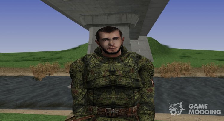 Miembro de la agrupación los Liquidadores con un aspecto único de S. T. A. L. K. E. R v.4 para GTA San Andreas