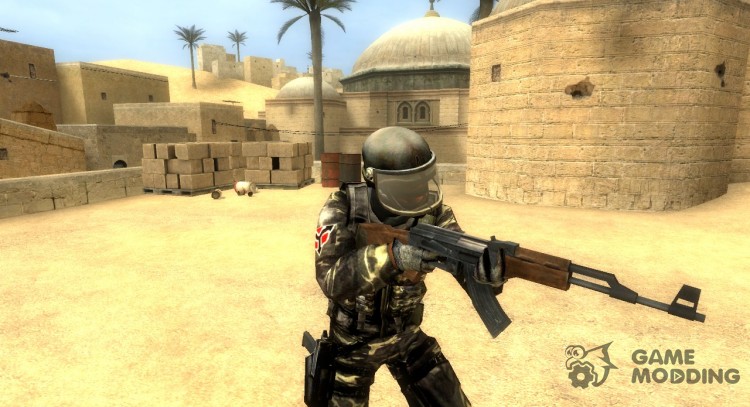 Woodland Camo Helghast For Gign for Counter-Strike Source
